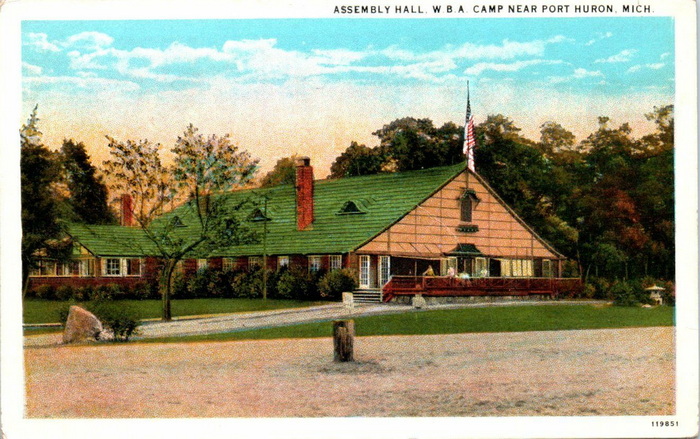 WBA Camp - Old Postcard View (newer photo)